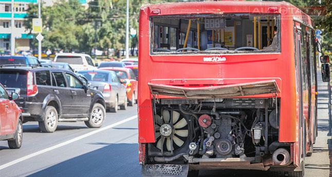 В Казани пешеход умер под колесами автобуса